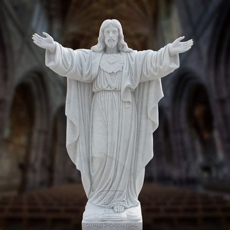 White Marble High Quality Stone Statue Of Jesus China Statue And