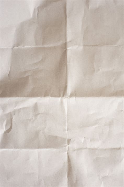Creased And Folded Paper Texture