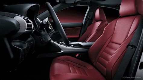 Lexus Is F Sport Shown With Rioja Red Nuluxe Interior Trim New