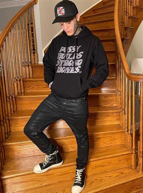 Lil Skies Wearing Pussy Builds Strong Bones And Rick Owens Incorporated