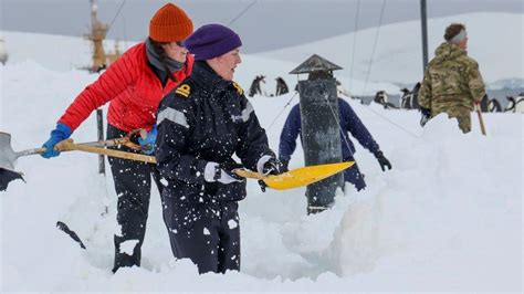 Royal Navy Digs Out Worlds Most Remote Post Office From Antarctic Snow