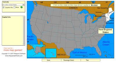 Sheppard software website design and. 50 States and Capitals | States and capitals, Social studies maps, Capital of usa