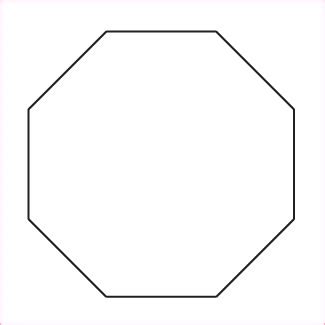 An octagon can be defined as a polygon having eight sides joined together with one another, eight interior angles, and eight vertices. English Paper Piecing - Octagon - The Fabric and Felt Studio