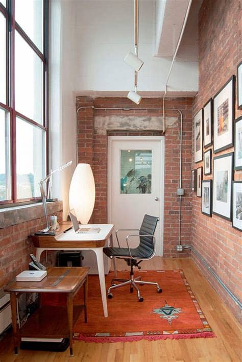 Decoración con telas, para navidad,ideas. Oficinas con Pared de Ladrillo visto: Ideas y Fotos
