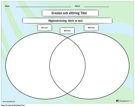 Gratis Arbetsblad för Erosion och Deponering av Väderpåverkan