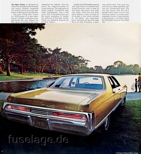 1970 Chrysler New Yorker Information And Photos Momentcar