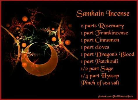 Samhain Incense Honour The Ancestors Blessed Samhain Samhain Ritual