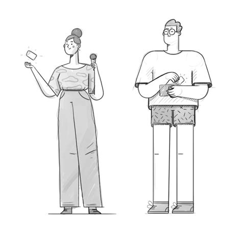 couple character design sketch behance vector character design illustration character