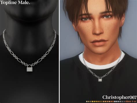 Topline Necklace Male The Sims 4 Create A Sim Curseforge