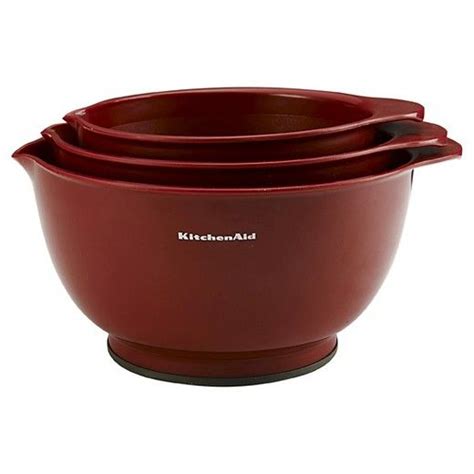 Kitchenaid Classic Mixing Bowls Red Set Of 3 Target Kitchen Aid