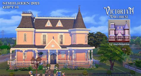 Sims 4 Xandezsims Build Victorian Dollhouse Simblreen The Sims Game