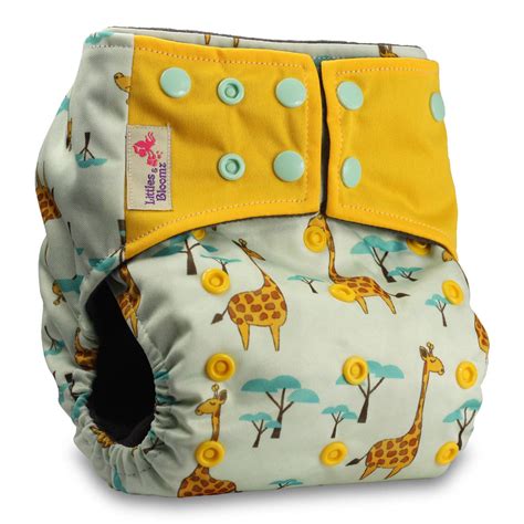 Littles And Bloomz Reusable Pocket Real Cloth Nappy Washable Diaper