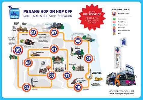 Penang Tourist Attractions Map Tourist Destination In The World