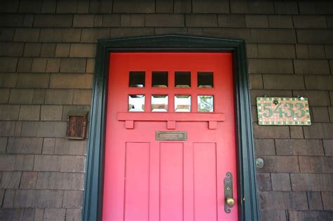 The Front Door Of A Craftsman Bungalow Built In 1911 Craftsman