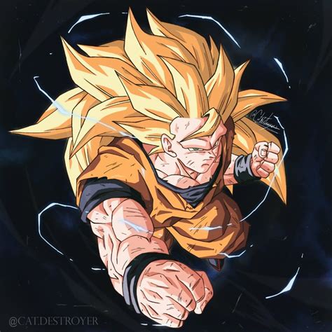 Goku Super Saiyan 3 By Catdestroyer Dragon Ball Z Dragon Ball Super