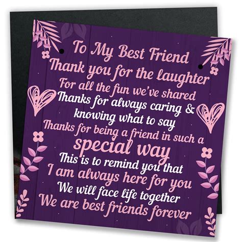 Best Friend Card Blank Cards Greeting Cards
