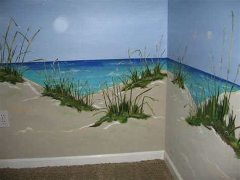 Image Result For How To Paint A Simple Beach Mural Beach Mural Ocean