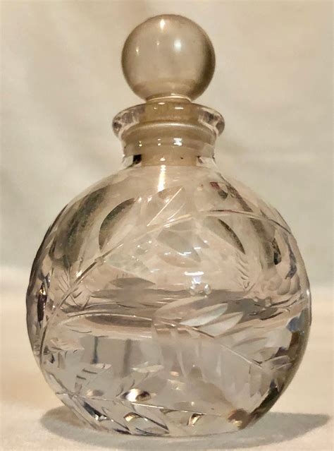 Antique Cut Glass Perfumescent Bottle