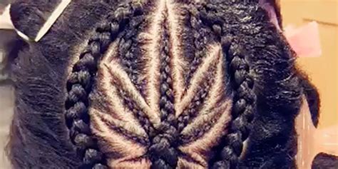 Cannabis Cornrows 420 Hair Design