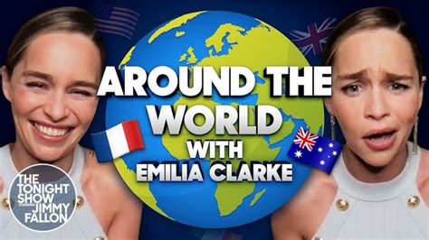 Emilia Clarke Recites Good 4 U Using Different Accents The Tonight
