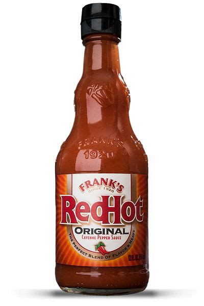 Original Hot Sauce Frank’s Redhot 12 Oz Buffalo Chicken Wings Recipe Buffalo Chicken Dip