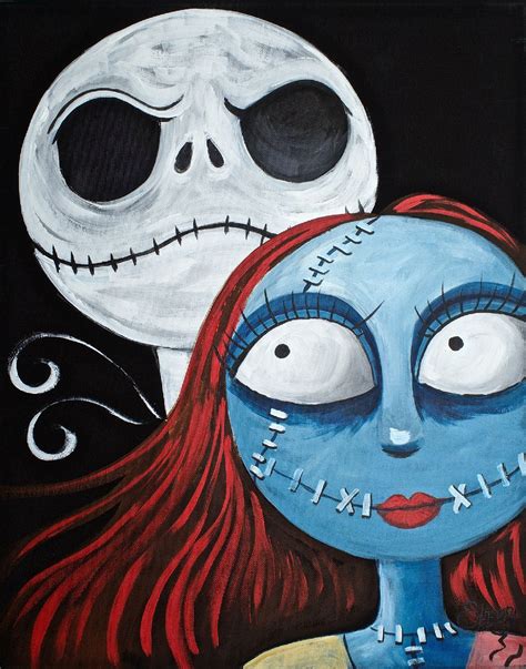 Beginners Learn To Paint Nightmare Before Christmas Inspired Fully