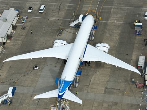 Exclusive Aerial Photos Of The First Boeing 787 9 Dreamliner On The