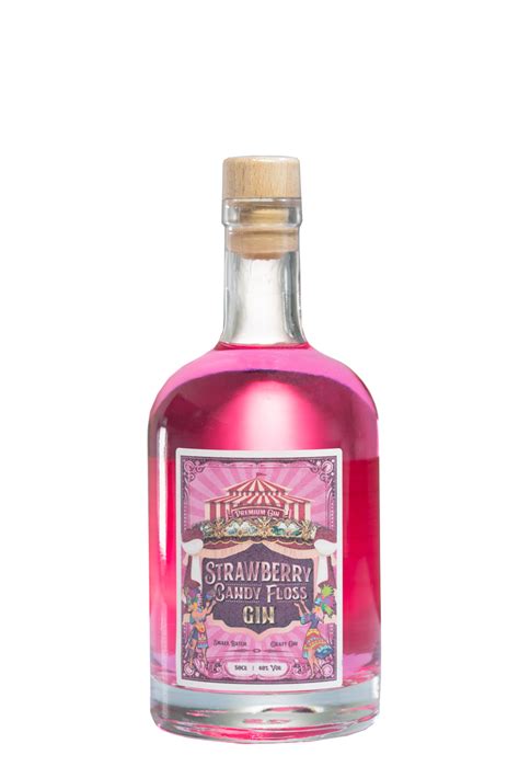 Shimmering Strawberry Candy Floss Gin 50cl Vip Bottles