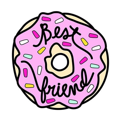 Free Best Friend Doughnut Print For Newsletter Friends The Paper