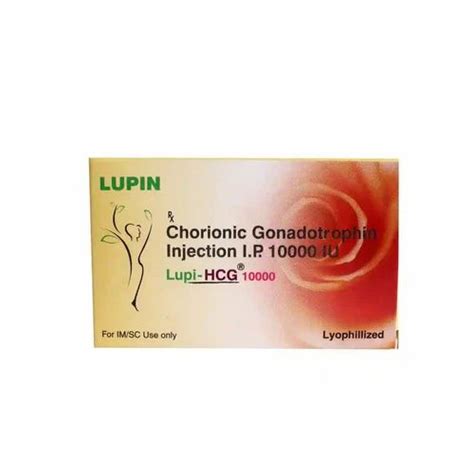 Lupi Hcg Injection Packaging Size 1mg Dose 2 8 Degreec Do At