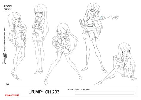 Official page / page officielle. The is official concept art of Talia from Lolirock found ...