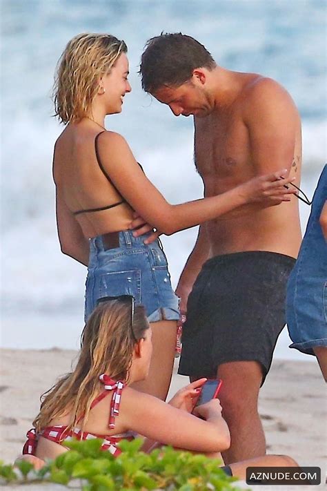 Margot Robbie Sexy With Husband Tom Ackerley On The Beach In Costa Rica Aznude