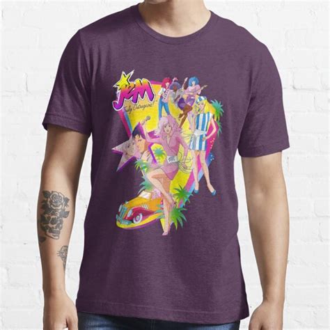 jem and the holograms t shirt for sale by nostalgic stuff redbubble jem and the holograms