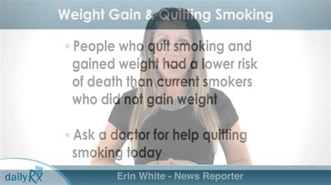 even with weight gain quitting smoking improved health youtube