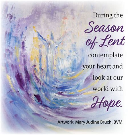 Lenten Reflection For The First Friday Of Lent Sisters Of Charity Of