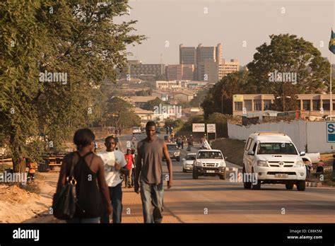 Kitwe Is The Largest City In Zambias Copperbelt Province Stock Photo