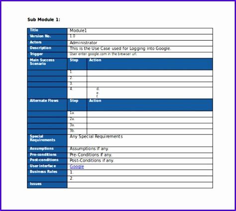 10 Test Plan Excel Template Excel Templates