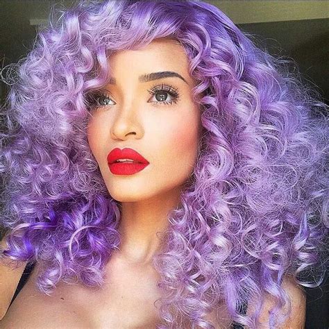 Cute Purple Bold Hair Color Hair Hair Styles