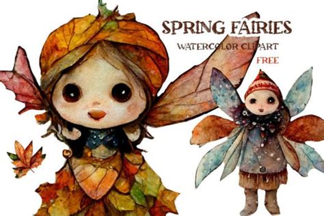 7 Fall Fairy Designs And Graphics