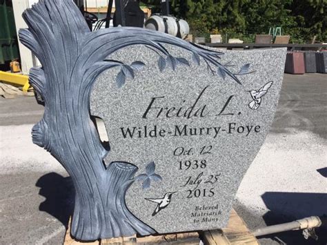 Classic Gray Granite Headstones Grave Markers Pacific Coast Memorials