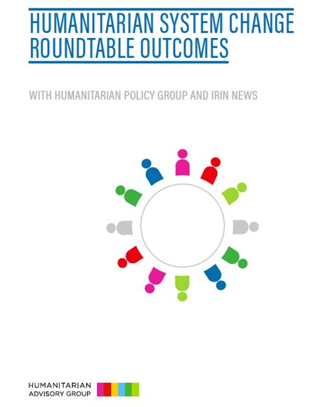 Humanitarian System Change Roundtable Outcomes Humanitarian Advisory