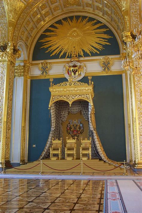Throne Room Grand Kremlin Palace Moscow Russia Throne Room