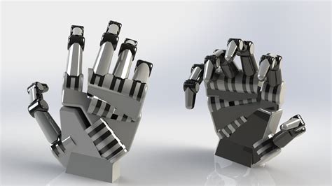 Robot 3d Model Robotic Hand Cgtrader