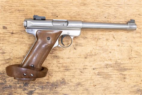 Ruger Mark II Target 22LR Used Pistol Mfg Date 1985 Sportsman S