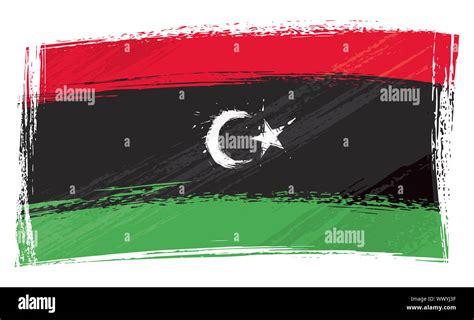 Grunge Libya Flag Stock Photo Alamy