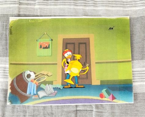 Gyro Gearloose Disney Ducktales Disney Animation Production Cel W