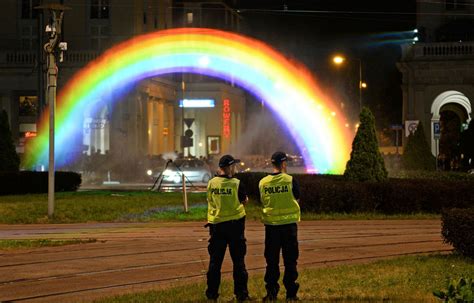 pride parades and rainbow art defy conservative polish times