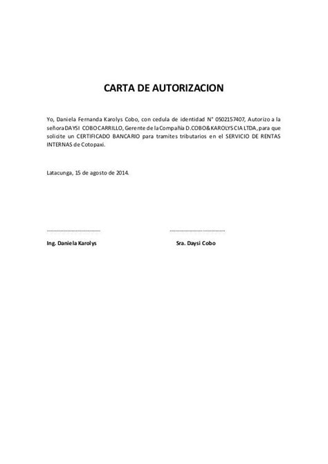 Modelo De Carta De Autorizacion Superintendencia De Notariado Y Porn Sex Picture