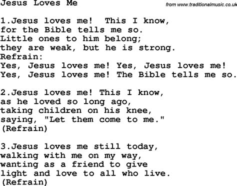 Pin By Peggy Kimberlin On Songs Jesus Loves Me Lyrics Jesus Loves Me