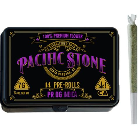 Pacific Stone Pr Og Indica Pre Rolls 14pk 7g Weedmaps